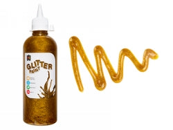 Glitter Paint 500ML Gold (Each)