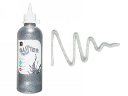 Glitter Paint 500ML Silver (Each)