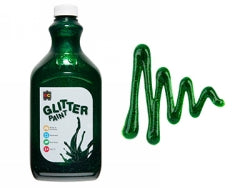 Glitter Paint 2L Green (Each)