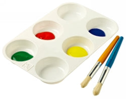 Paint Palette No 8 6 Well 275x180mm (Each)