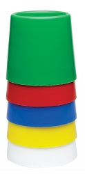 Paint Water Pots No 5 Set 5 Assorted Colours (Each)