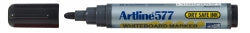 Artline Marker Whiteboard 577 3mm Bullet Nib Black (Box 12)