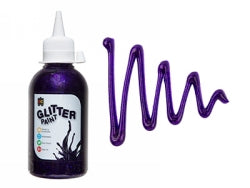 Glitter Paint 250ML Fairy Purple (Each)