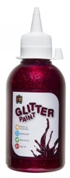 Glitter Paint 250ML Magenta (Each)