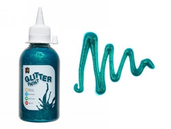 Glitter Paint 250ML Turquoise (Each)