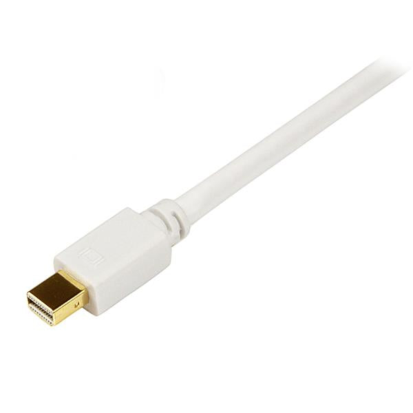 StarTech.com 6 ft Mini DisplayPort to DVI Adapter Converter Cable Ã¢â‚¬â€œ Mini DP to DVI 1920x1200 - White