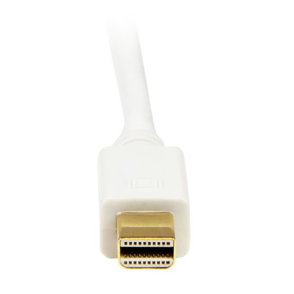StarTech.com 6 ft Mini DisplayPort to DVI Adapter Converter Cable Ã¢â‚¬â€œ Mini DP to DVI 1920x1200 - White
