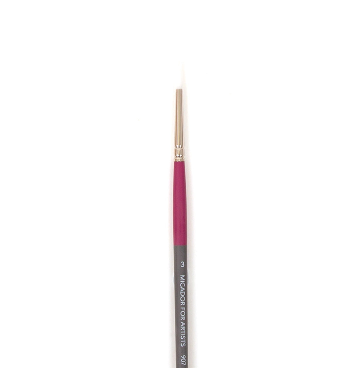 Micador Paint Brush For Artists Taklon 907 Round Brush Size 3 Fsc 100% (Pack 6)