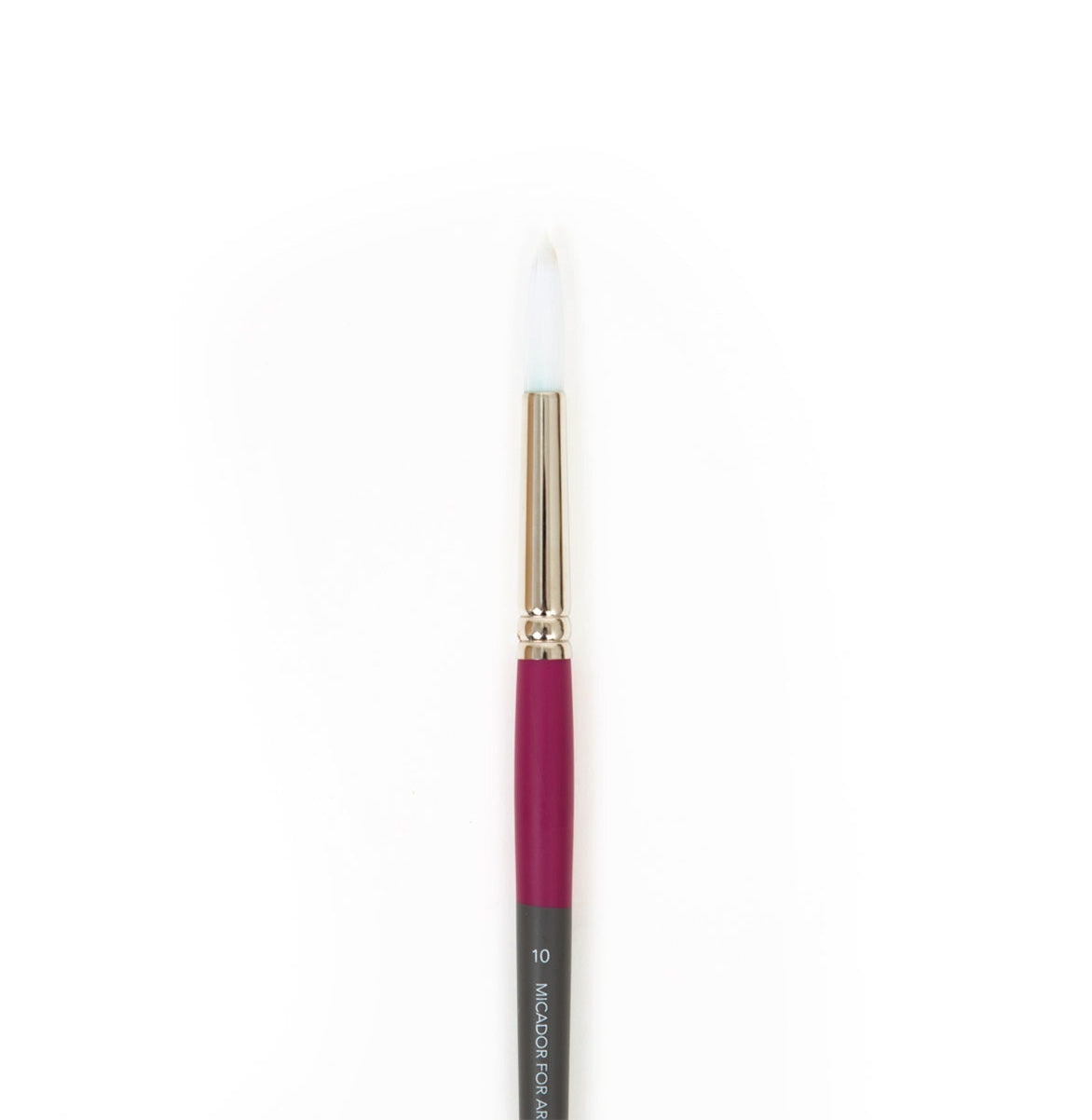 Micador Paint Brush For Artists Taklon 907 Round Brush Size 10 Fsc 100% (Pack 6)