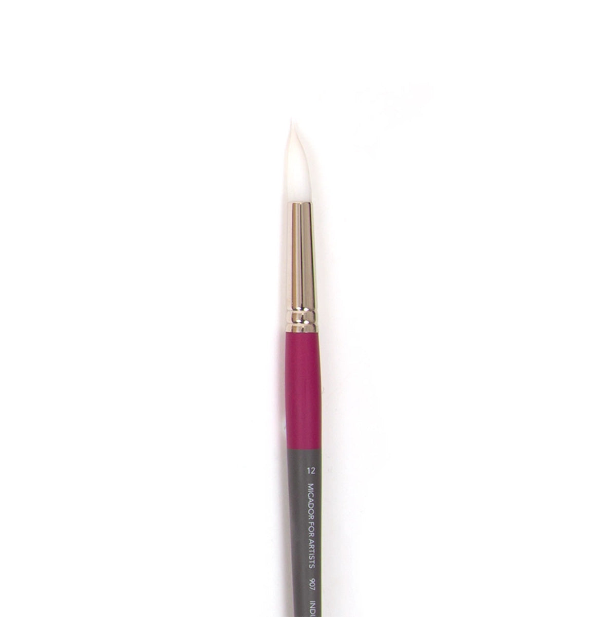 Micador Paint Brush For Artists Taklon 907 Round Brush Size 12 Fsc 100% (Pack 6)