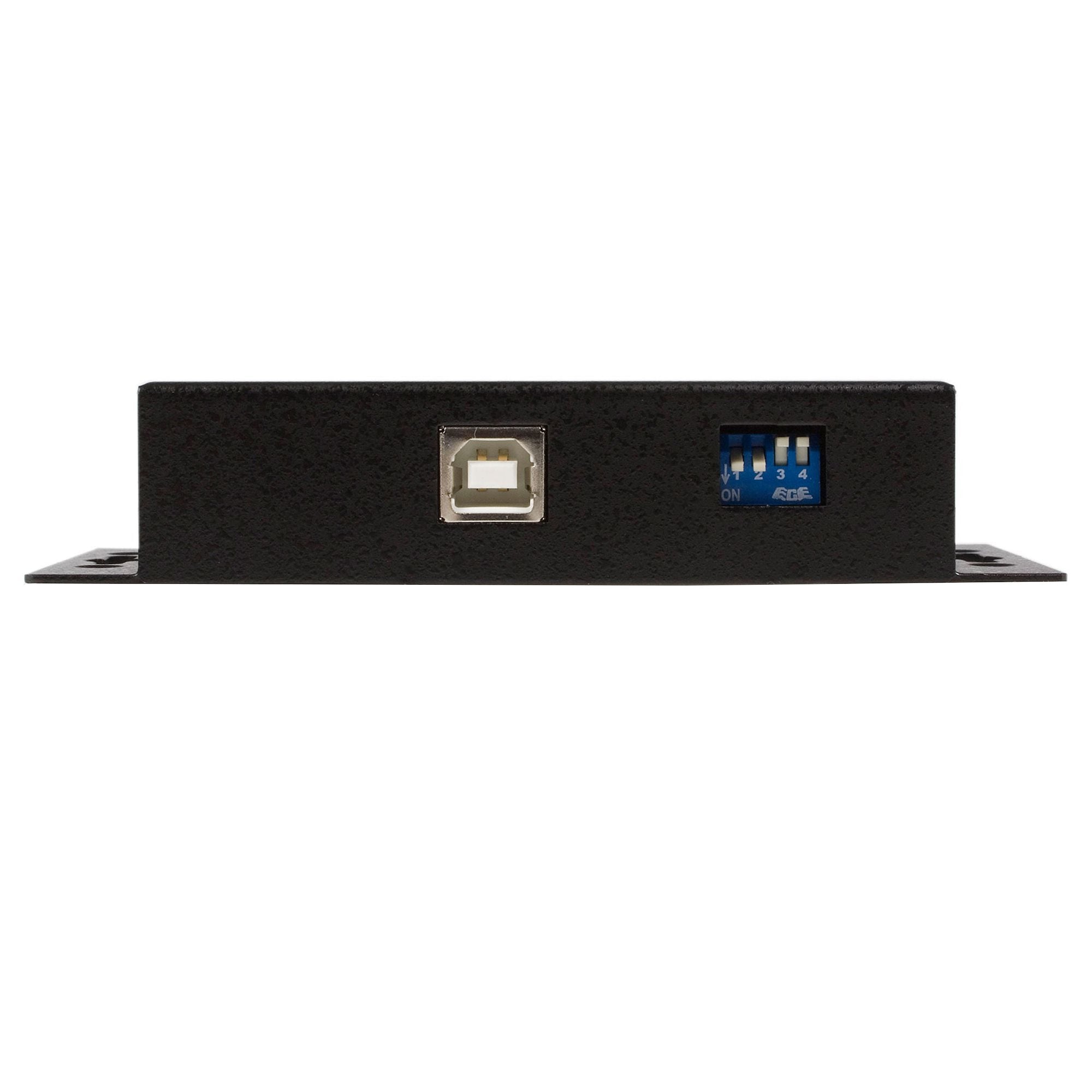 StarTech.com 1 Port Metal Industrial USB to RS422/RS485 Serial Adapter w/ Isolation