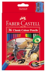 Faber-Castell Pencil Coloured Classic 36'S (Each)