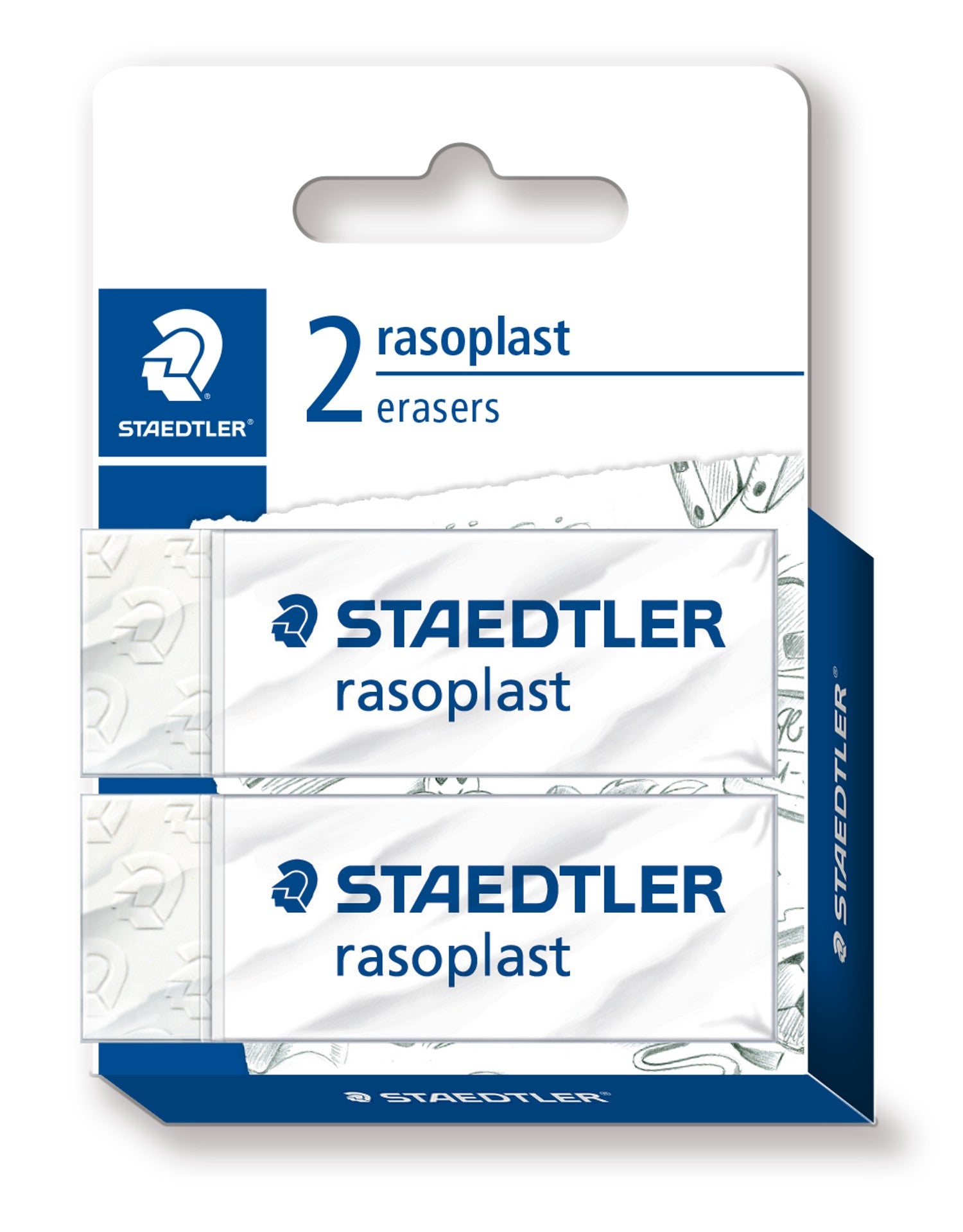 Staedtler Eraser Rasoplast Large 526B20 CARD2 (Box 10)