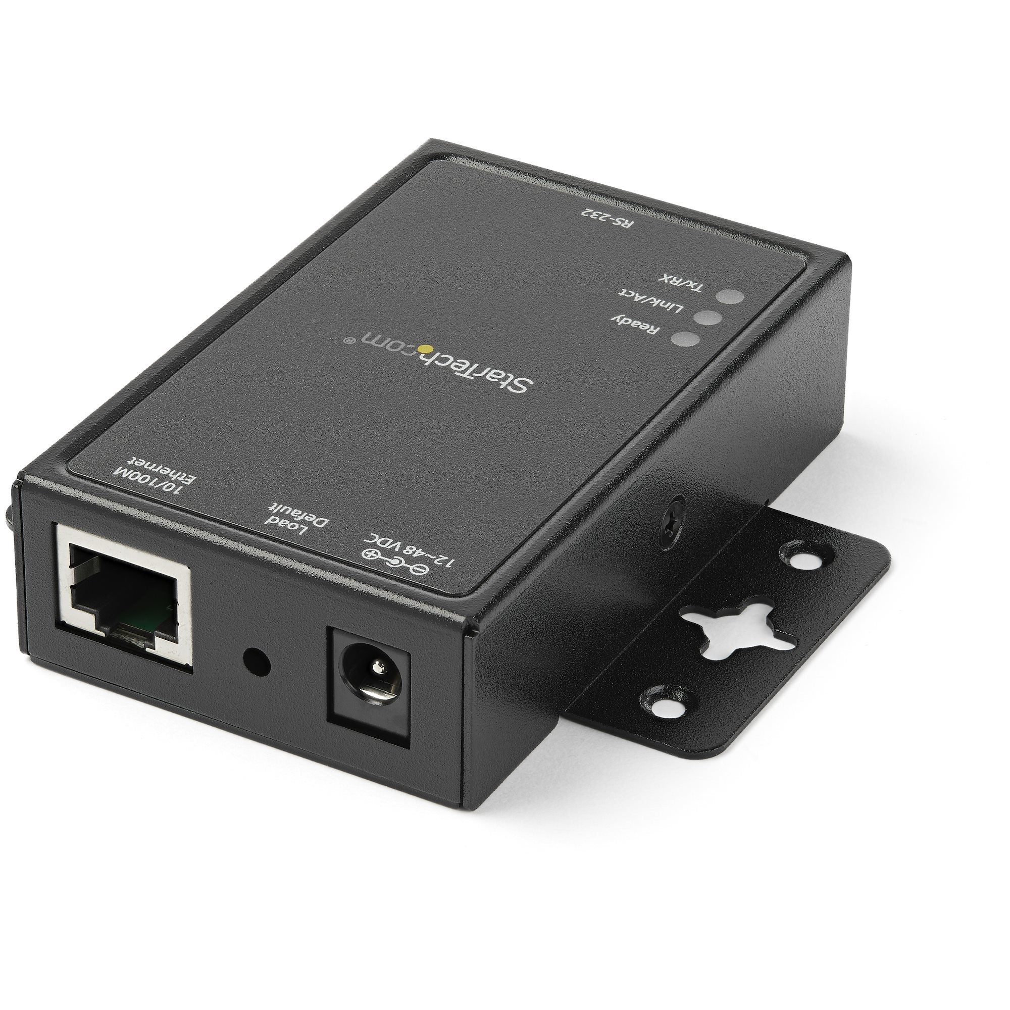 StarTech.com 1-Port Serial-to-IP Ethernet Device Server - RS232 - DIN Rail and Surface Mountable - Aluminum