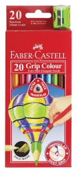 Faber-Castell Pencil Coloured -CASTELL Triang Grip PK20 (Each)