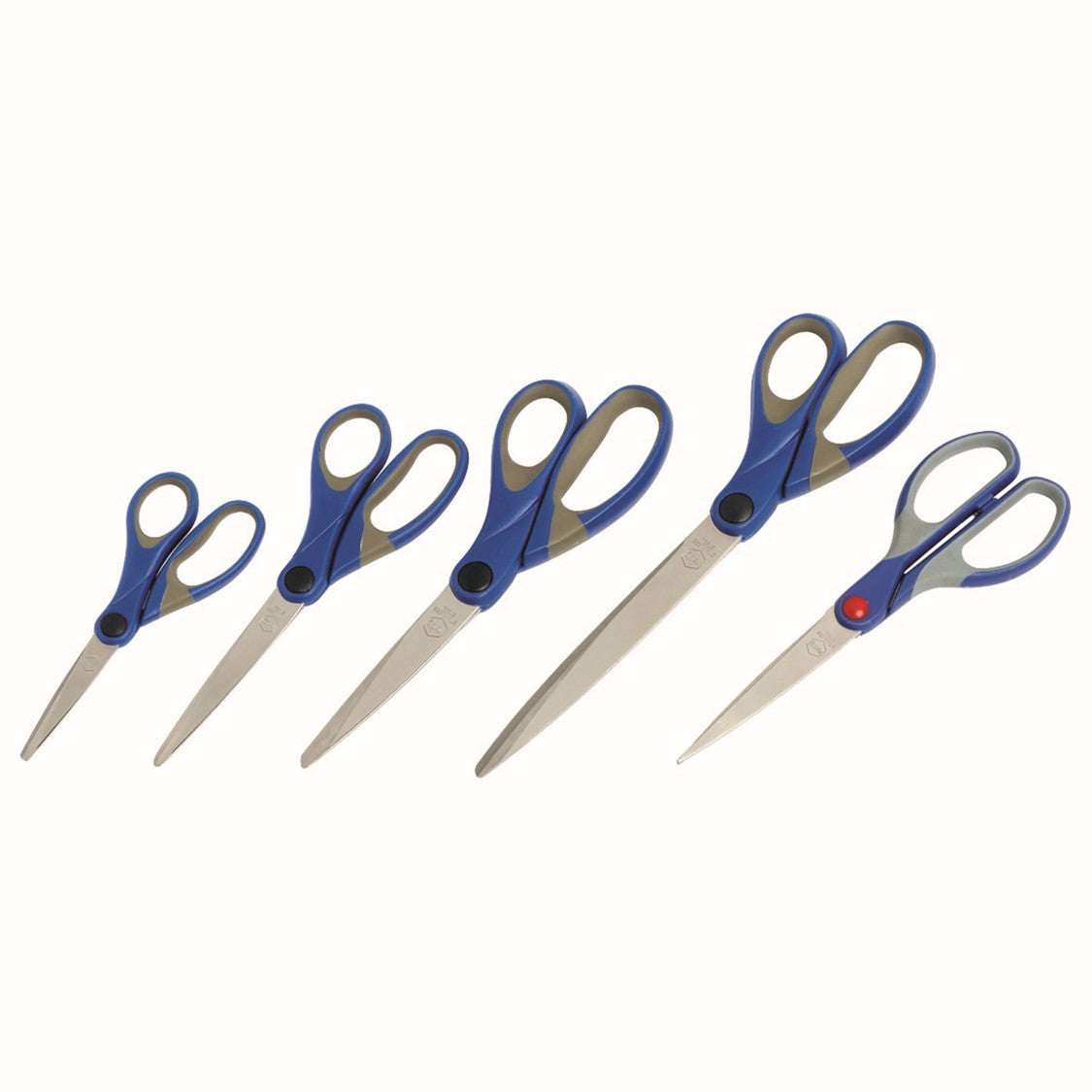 Marbig Scissors Comfort Grip #7 182mm (PAIR)