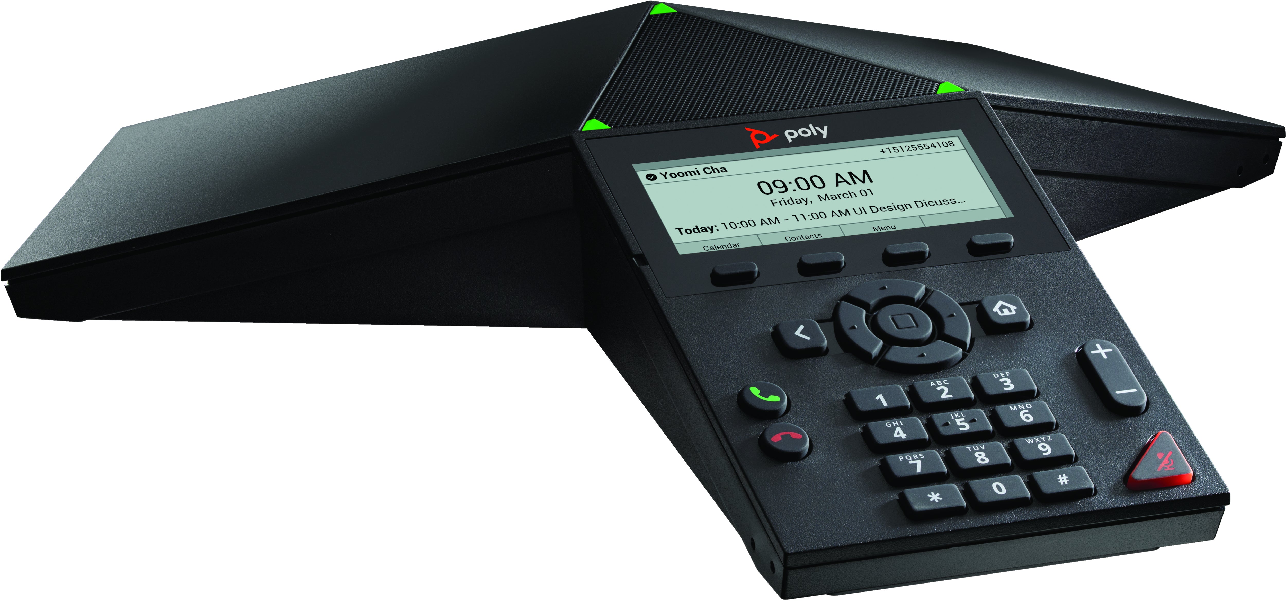 Poly Trio 8300 IP Conference Phone and PoE-enabled