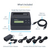 StarTech.com Single Bay Hard Drive Eraser, Standalone HDD/SSD Sanitizer, 4Kn, USB 3.0 to SATA III (6 Gbps), 9 Erase Modes, LCD Display, Secure Erase Hard Disk Sanitizer Dock, DB-9 Printer Port, TAA Compliant