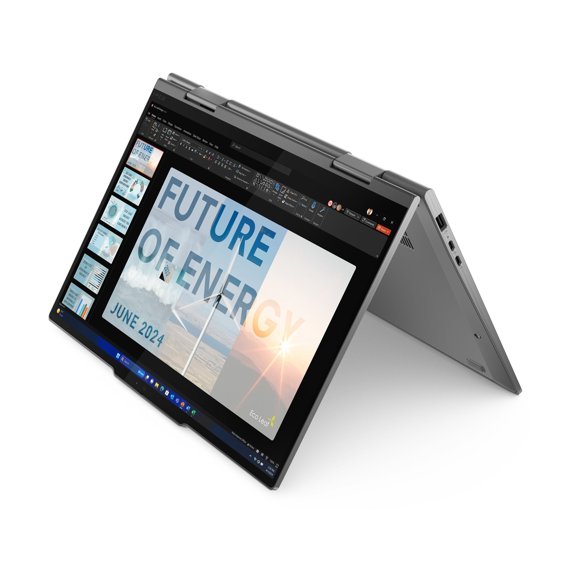 Lenovo ThinkPad X1 2-in-1 Gen 9 Intel Core Ultra 5 125U Hybrid (2-in-1) 35.6 cm (14") Touchscreen WUXGA 32 GB LPDDR5x-SDRAM 512 GB SSD Wi-Fi 6E (802.11ax) Windows 11 Pro Grey
