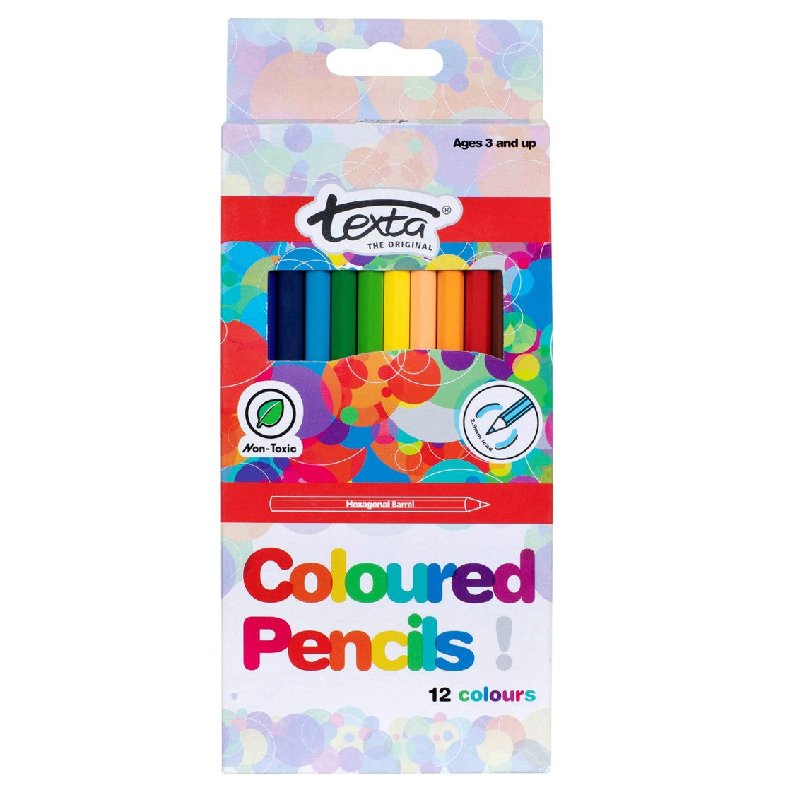 Texta Pencil Coloured PK12 (Each)