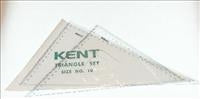 Kent Set Square No.10 Set 2 200mm/280mm (Each)