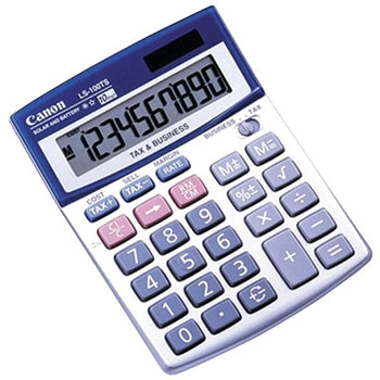 Canon LS-100TS calculator Desktop Basic Blue, White