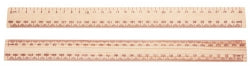 Celco Ruler 30CM Wooden Rulex Unpolished Bx25 (Each)