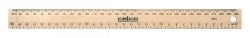 Celco Ruler 30CM Wood Metric Drilled (Box 25)