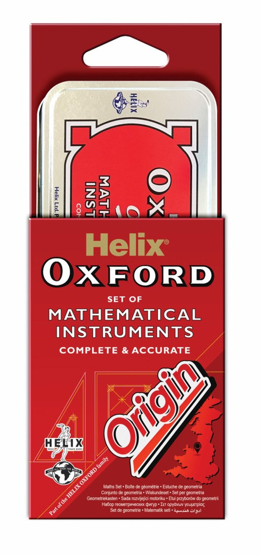 Maths Set Helix Oxford 9 Piece (Each)