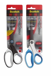 3M Scotch Scissors Titanium Precision 8 Inch NON-STICK Assorted (Each)