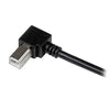 StarTech.com 2m USB 2.0 A to Right Angle B Cable - M/M