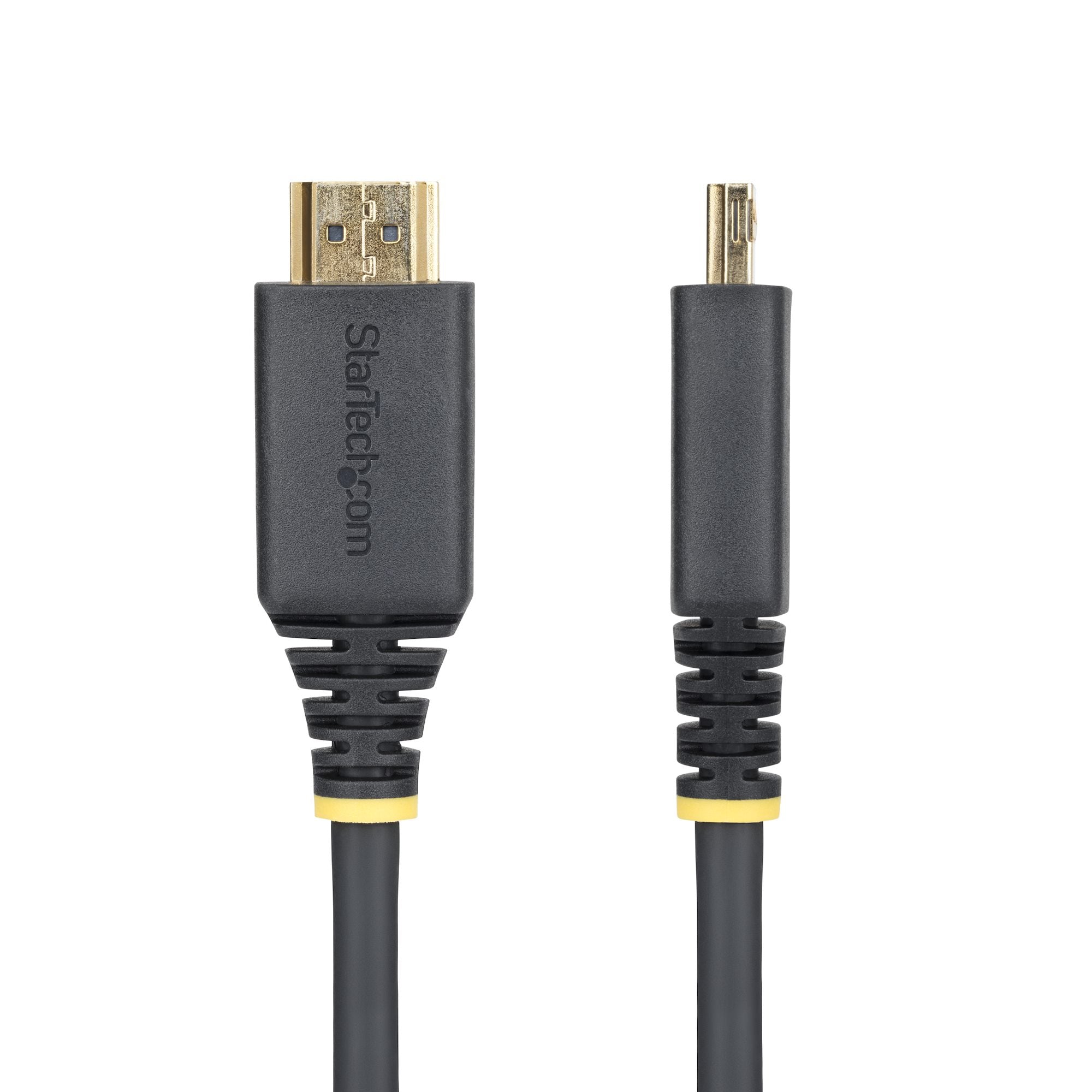 StarTech.com 3ft (0.9m) High Speed HDMI Cable with Gripping Connectors, 4K 60Hz/1440p 144Hz, HDR10/HDCP 2.2/ARC, 18Gbps, UHD HDMI 2.0 Cord for TV/Monitor/Display, TPE Jacket