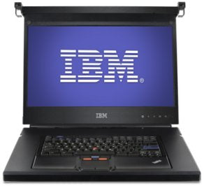 Lenovo 17238BX rack console 47 cm (18.5") 1600 x 1200 pixels Black 1U
