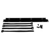 StarTech.com Cable Management Panel with Hook and Loop Strips for Server Racks - 1U