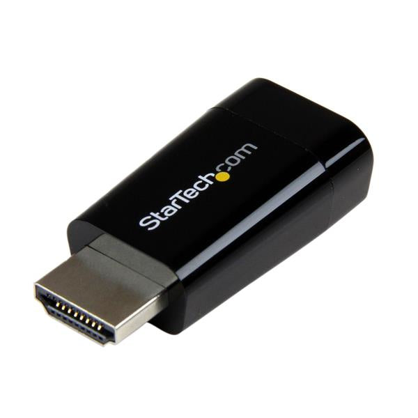 StarTech.com Compact HDMI to VGA Adapter Converter - Ideal for Chromebooks Ultrabooks & Laptops Ã¢â‚¬â€œ 1920x1200/1080p