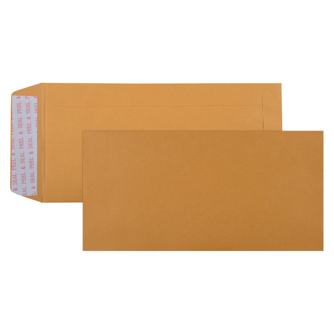 Envelope Dl Strip Seal Gold Pocket 220x110mm (Box 500)