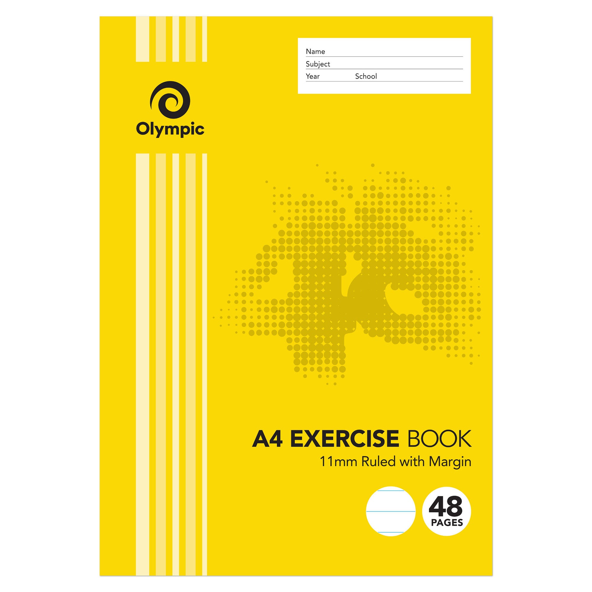 Olympic Exercise Book 48pg A4 11mm (Each)