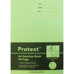 Protext Exercise Book A4 PP 96-page 18mm Dotted Thirds + Margin Duck (Each)