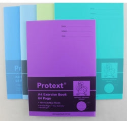 Protext Exercise Book A4 PP 64-page 18mm Dotted Thirds + Margin Chicken (Each)
