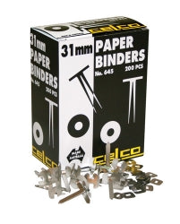 Esselte Paper Binders 644 25mm Bx200 (Box )