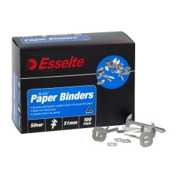 Esselte Paper Binders 51mm Bx100 (Each)
