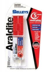 Selleys Glue Araldite 5 Minute 24ML (Each)