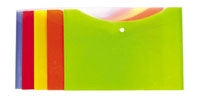 Bantex Document Wallet A4 PP W/BUTTON Blueberry (Each)