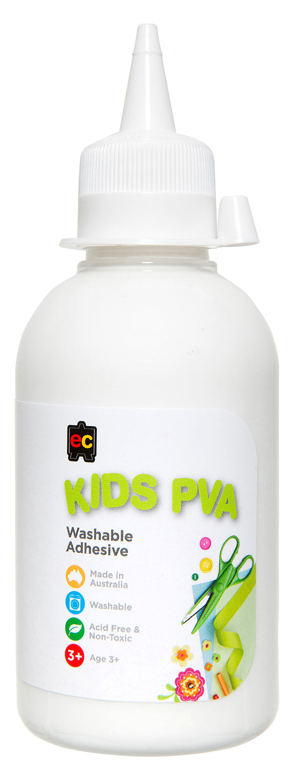 Glue 250ML Kids PVA Washable (Each)