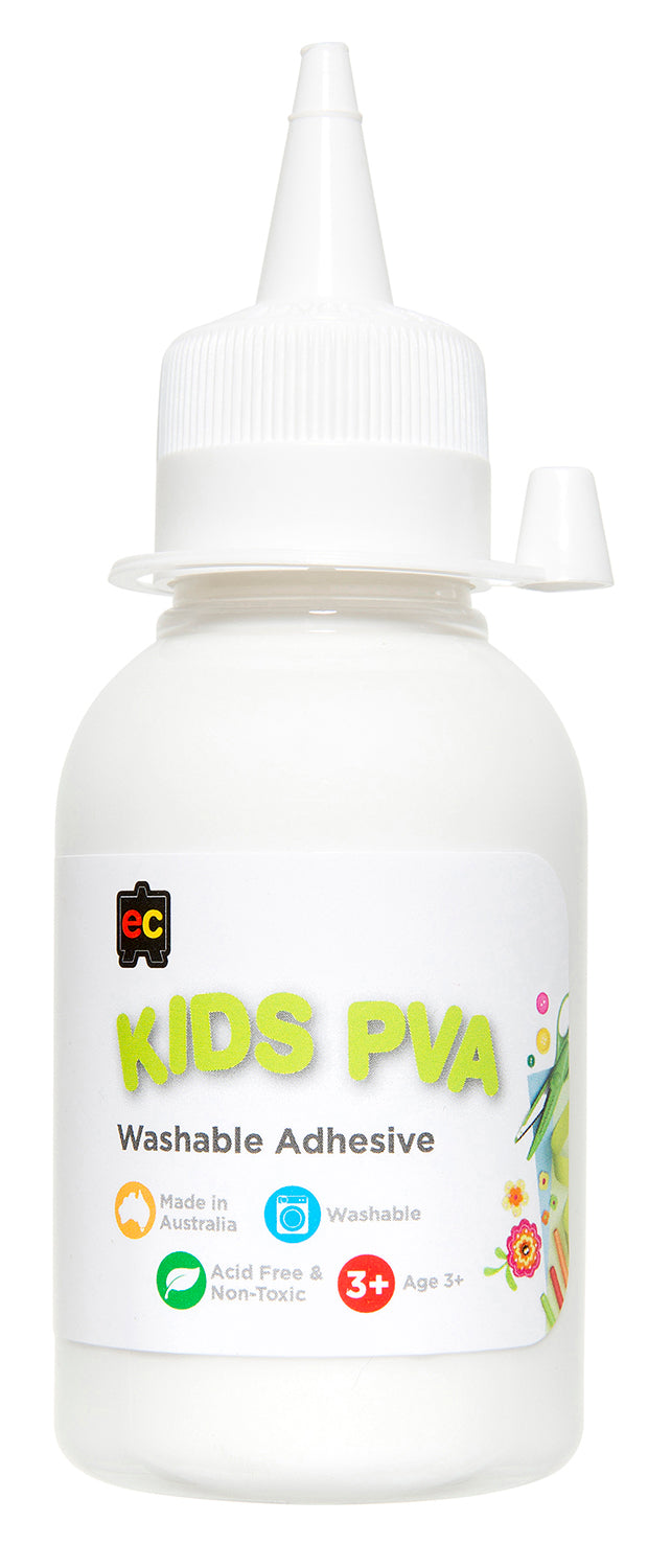Glue 125ML Kids PVA Washable (Each)