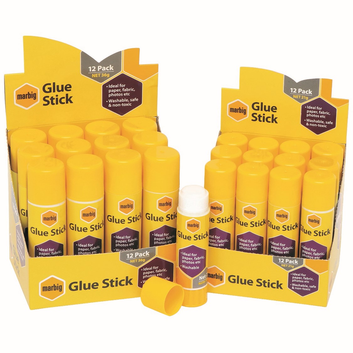 Marbig Glue 35gm Stick (DISP12)