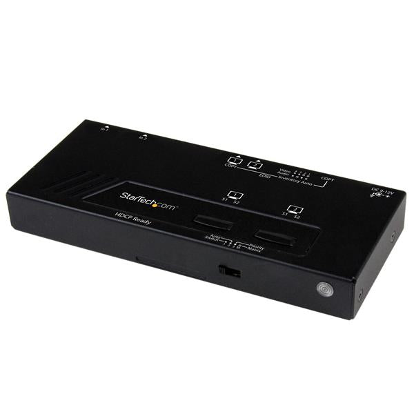 StarTech.com 2X2 HDMI Matrix Switch w/ Automatic and Priority Switching Ã¢â‚¬â€œ 1080p
