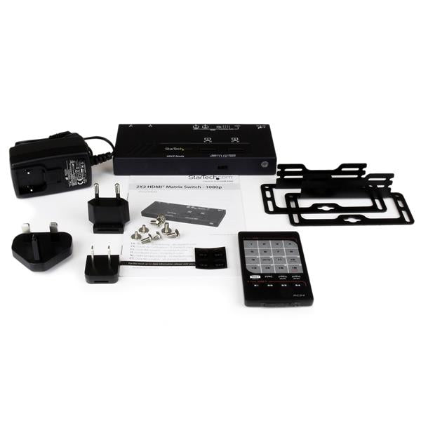 StarTech.com 2X2 HDMI Matrix Switch w/ Automatic and Priority Switching Ã¢â‚¬â€œ 1080p
