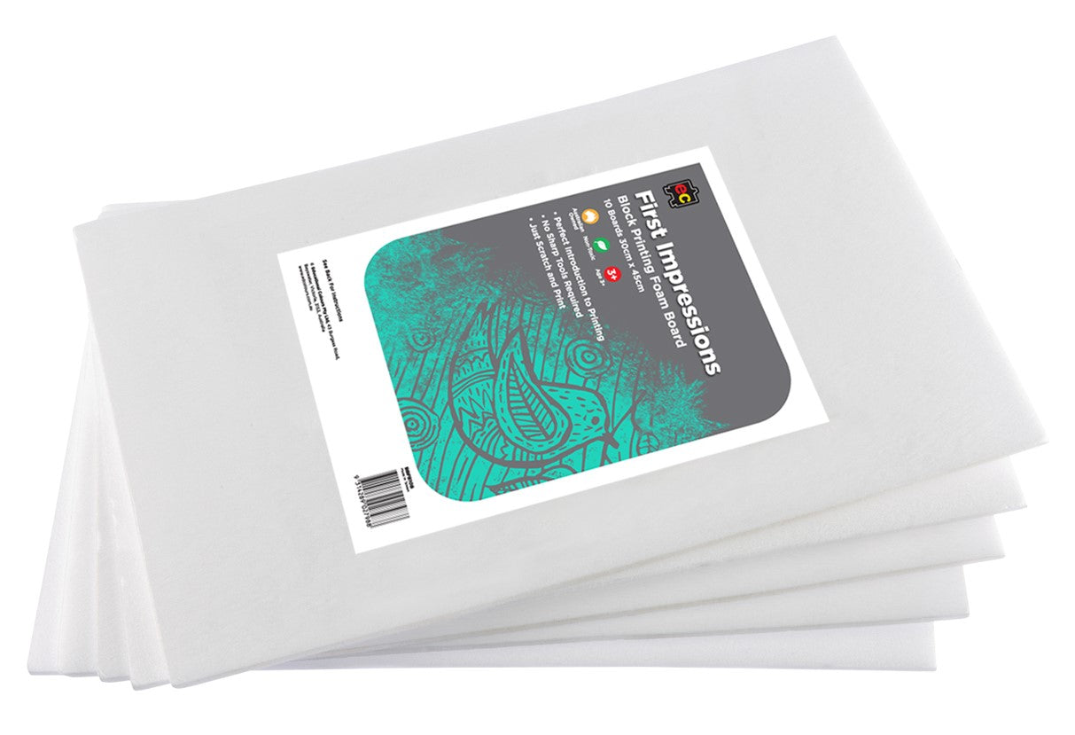 Foam Board A4 For Block Printing 10 Sheets 300x200x3mm First Impression (Each)