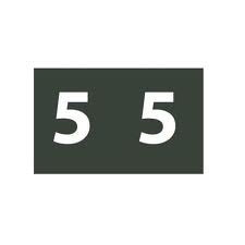 Avery Labels Colour Coding 25x38mm 5 Side Tab Dark Green PK180 (Each)